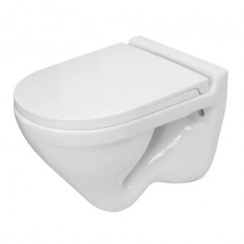 Унитаз подвесной SANITA LUXE Attica 345х495х400 с сидением wc.wh/attica/dm/wht.g/s1